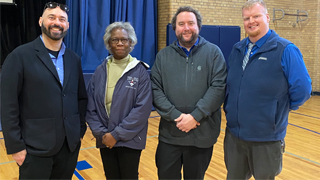 Prof. Cosimo Antonacci, Judge Caridad Rigo, Prof. Joseph Badillo, and Dr. Michael Seeback. Prof. Cosimo Antonacci, Judge Caridad Rigo, Prof. Joseph Badillo, and Dr. Michael Seeback.