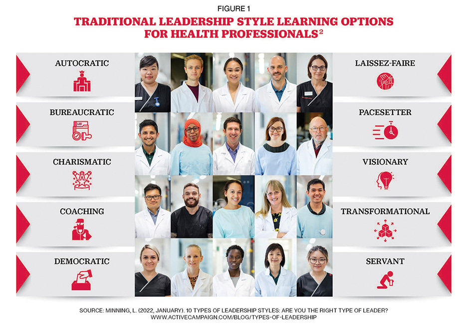 agile leadership in the lead Figure 1 Figure 1 of agile leadership in the lead story showing Traditional Leadership Style Learning Options for Health Professionals
