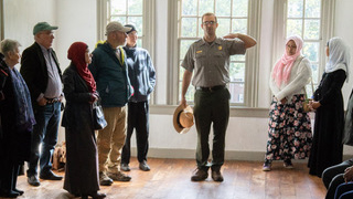 FacultyRetreat Faculty Retirement Group members at Washington's Headquarters