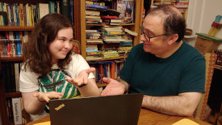 Dr. Katz and Daugte 320 Dr. Katz and his Daughter