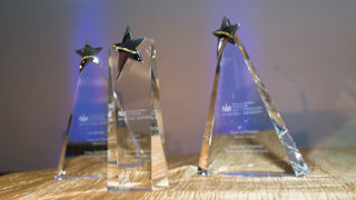 Hall of Fame_320 Photo of Entrepreneur Hall of Fame trophies