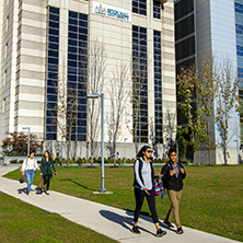 Students Walking in front of the IHS building. Students Walking in front of the IHS building.