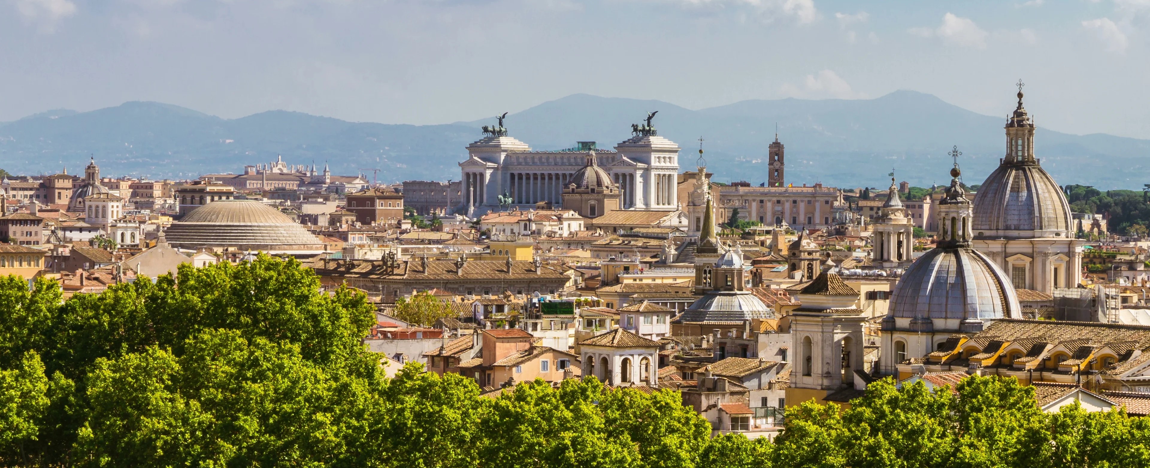 Rome Skyline at Noon Rome Skyline at Mid-Day