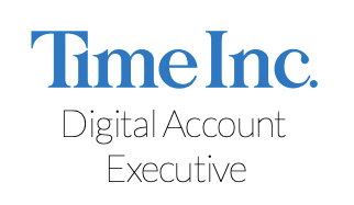 Time Inc. logo Time Inc. logo with the words "Digital Account Executive" listed below.