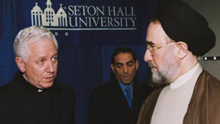 Sheeran and Khatami_320 Photo of Robert Sheeran and Mohammad Khatami