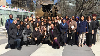 Social Work Day_320 Group photo of students gathered on Social Work Day