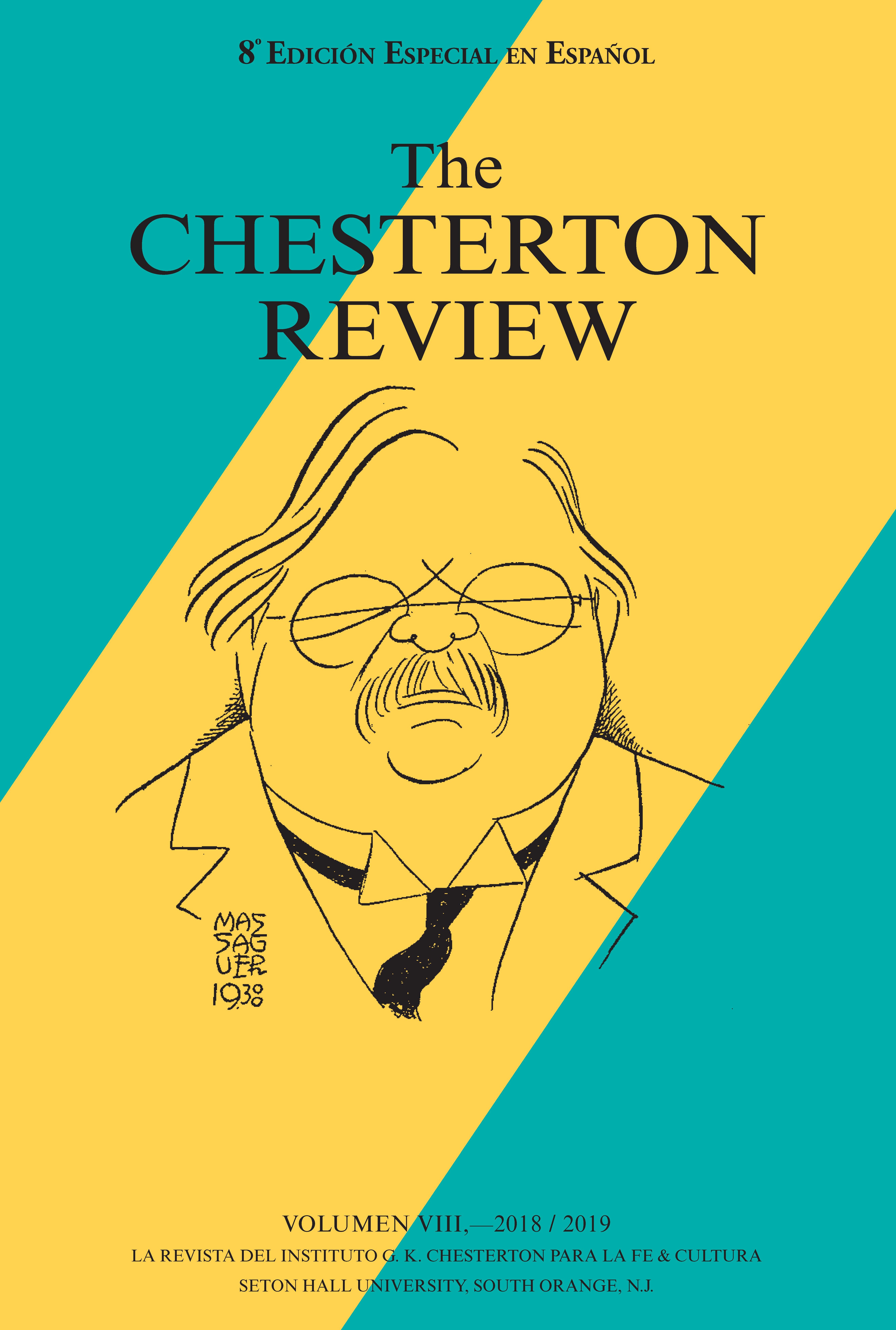 TCR SPANISH V. 8 COVER Chesterton Review Spanish Edition 2020