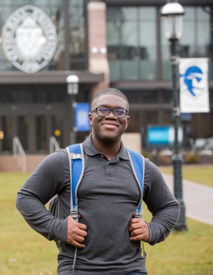 An image of SHU alum Ade Adesanya