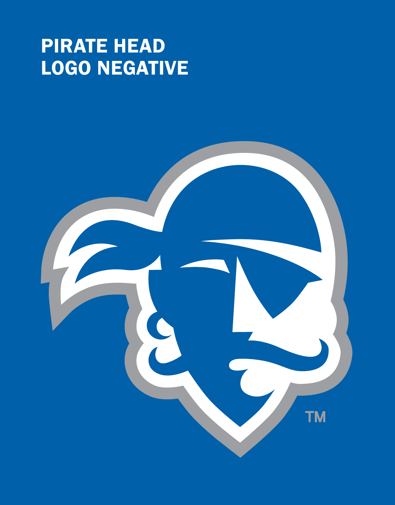 Pirate Head Blue