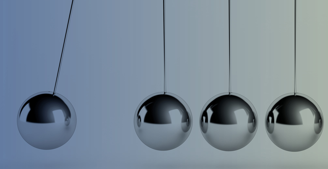 A pendulum swing. A pendulum swing.