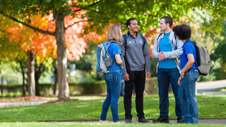 Image of students on campus Image of students on campus