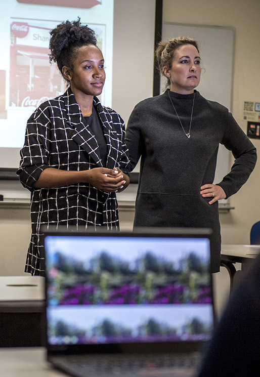 Faculty in class