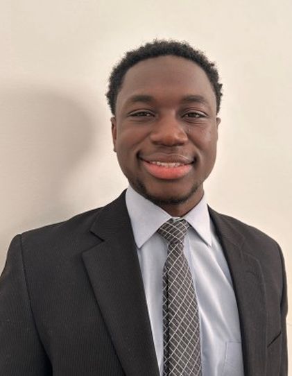 A headshot of SHU student Denzel Boateng
