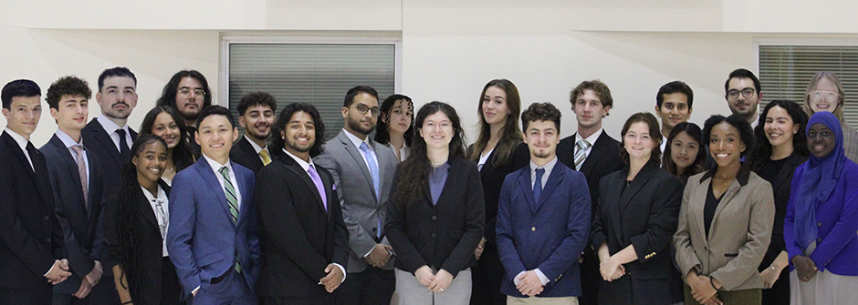 DUSC students dressed professionally.