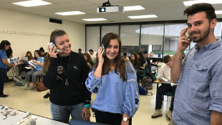 Ecology Club Ecology club holding seashells