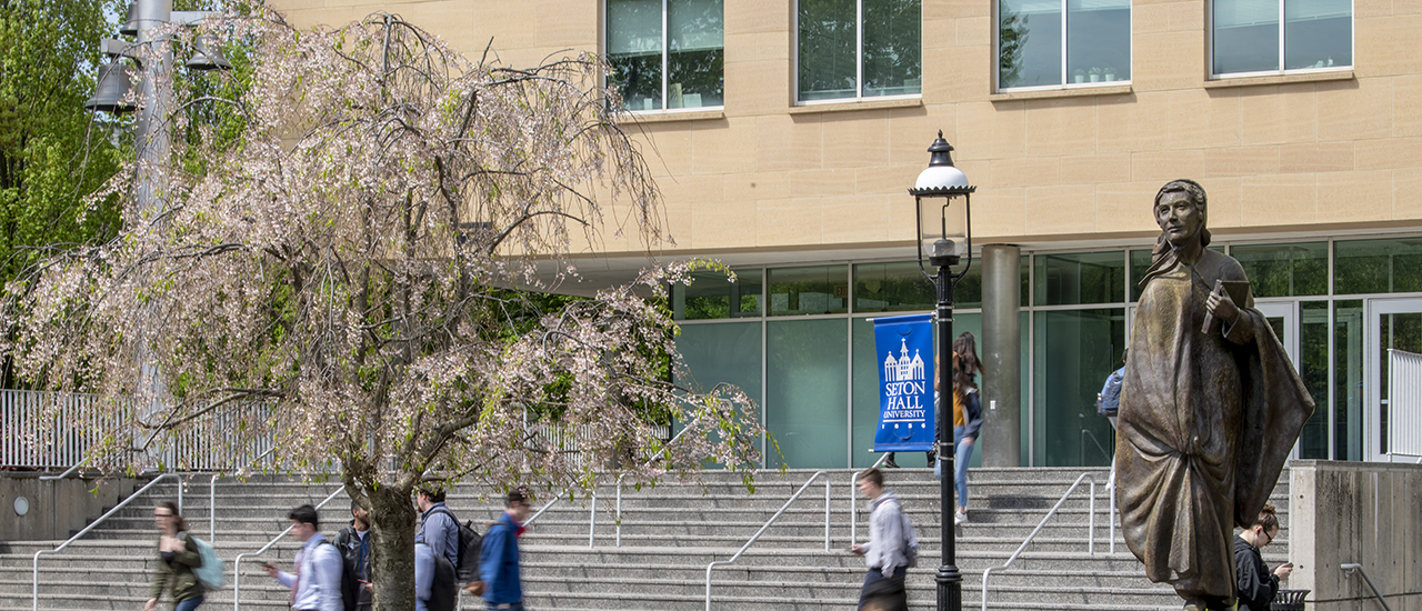 Jubilee Hall, home to the College on the South Orange campus, offers enhanced technological capabilities that support teaching and learning.