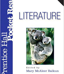 Literature Book Cover Book cover for Mary Balkun's book titled Literature which features koalas climbing a tree.