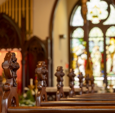 SHU church pews