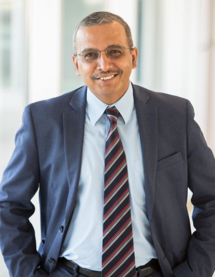 A photo of SHU MHA program director and department chair Nalin Johri