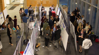 A photo of the Petersheim poster event. A photo of the Petersheim poster event.