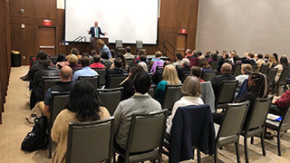 Dr. Chris Baglow (Notre Dame) presented two keynotes to over 80 Catholic educators. Dr. Chris Baglow (Notre Dame) presented two keynotes to over 80 Catholic educators.