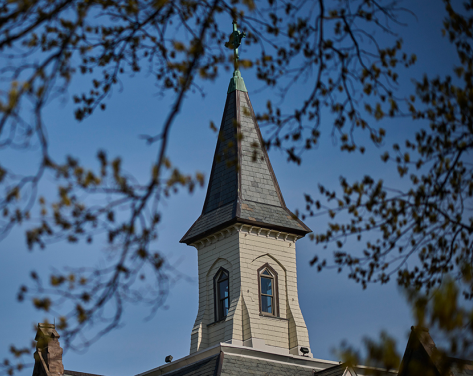 A photo of President's Hall's Steeple