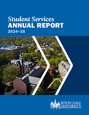 Cover of the Student Services Annual Report Cover of the Student Services Annual Report