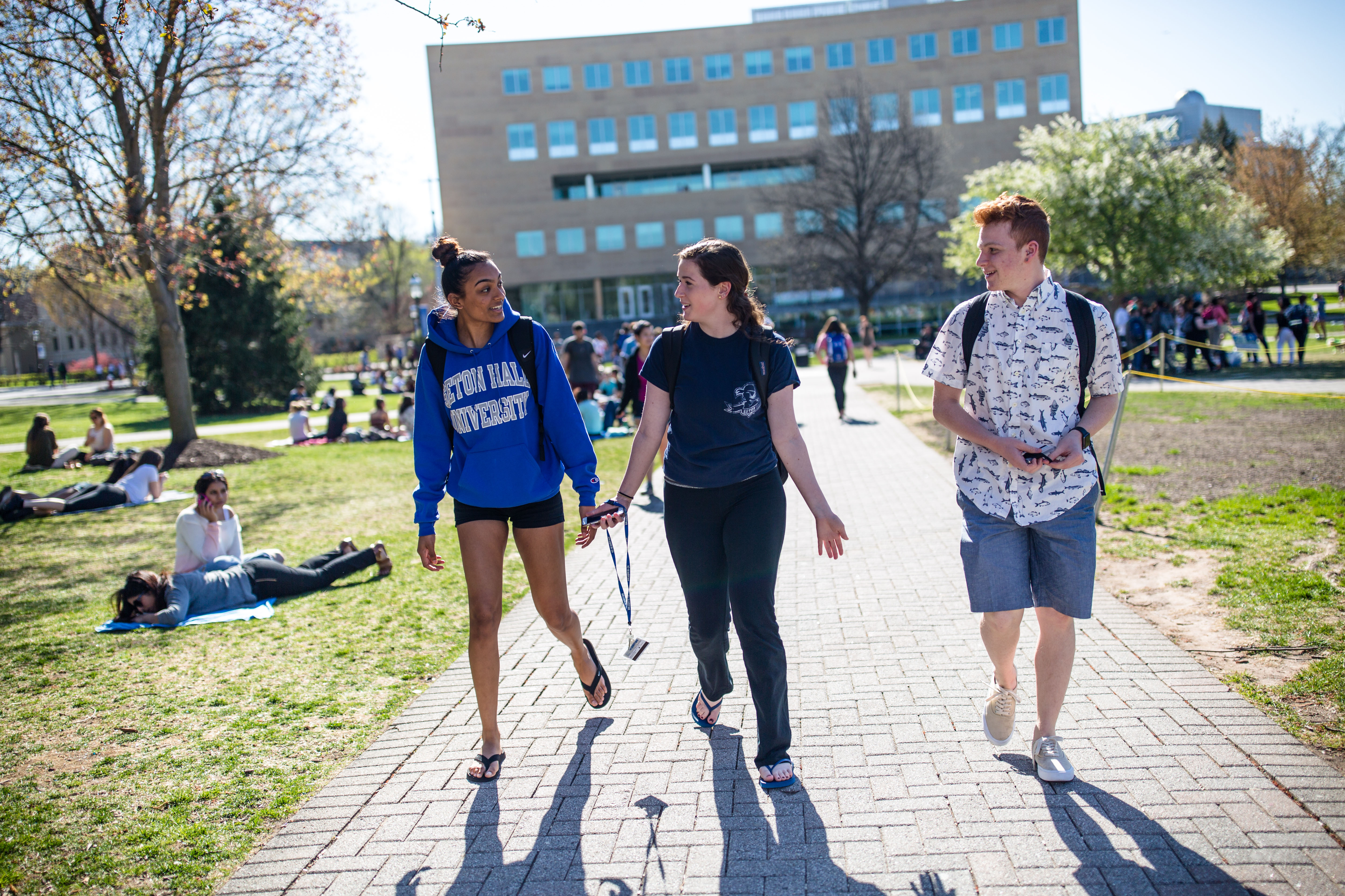 students-walking Students walking on campus