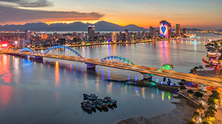 Vietnam Dragon Bridge at Da Nang Vietnam Dragon Bridge at Da Nang