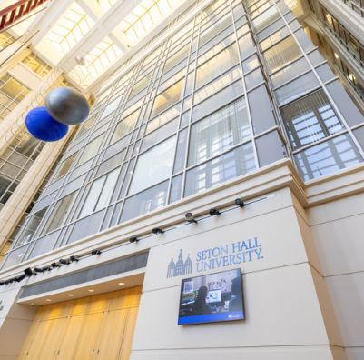 An image of Seton Hall’s IHS building